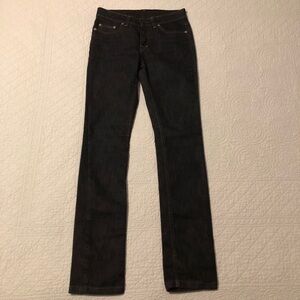 Filippa K straight skinny low rise jeans. Size 28.